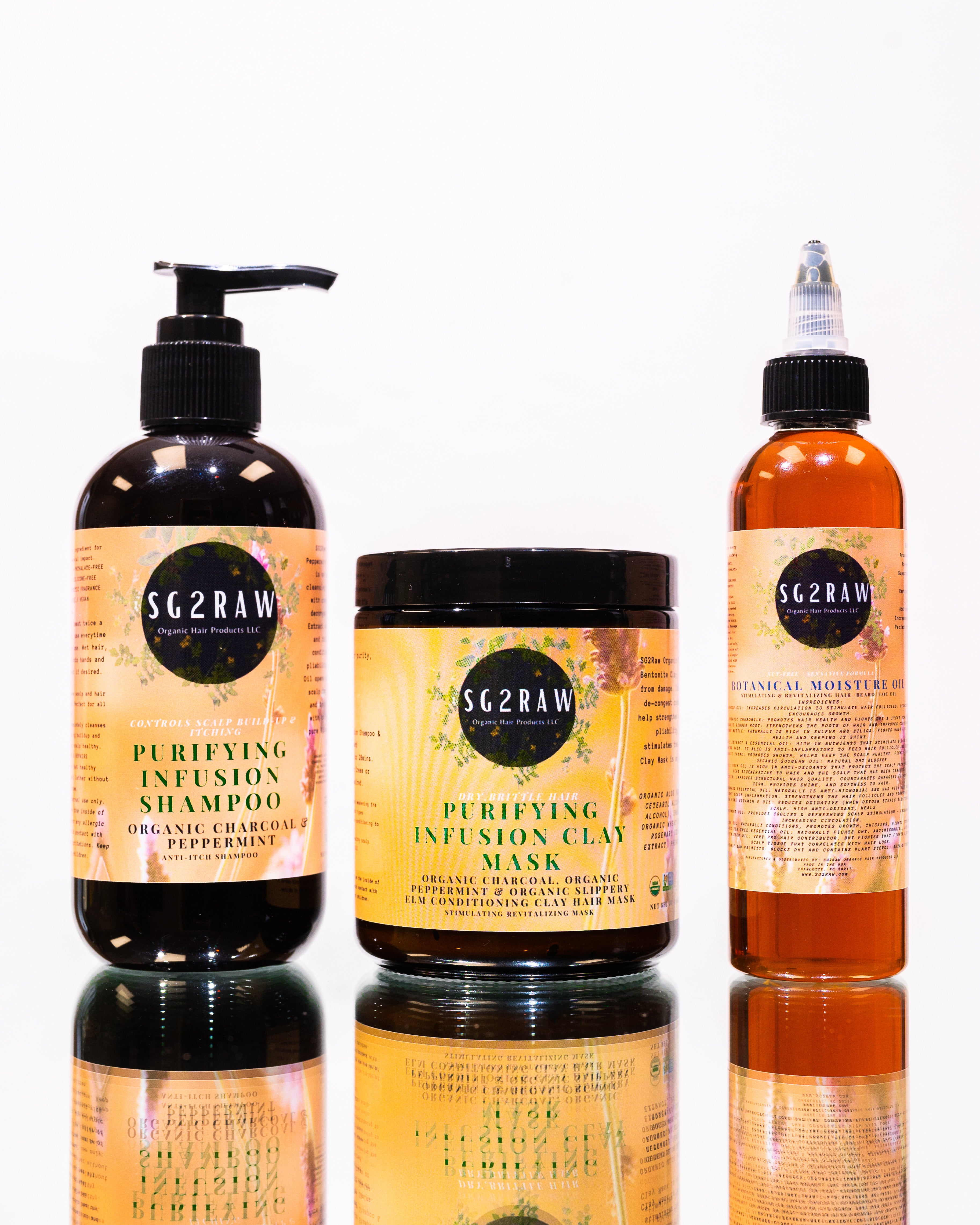 Purify & Moisturize Kit | SG2RAW Organic Hair Products LLC